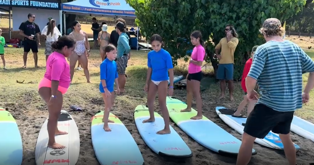 Lahaina surf event helps keiki rise through the ashes--one wave at a time
