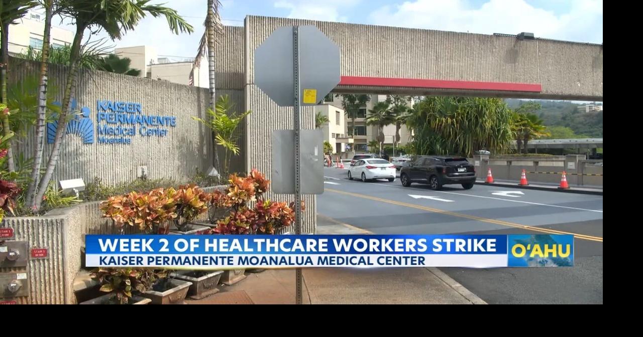 Hawaii Kaiser workers strike for better pay and safer conditions