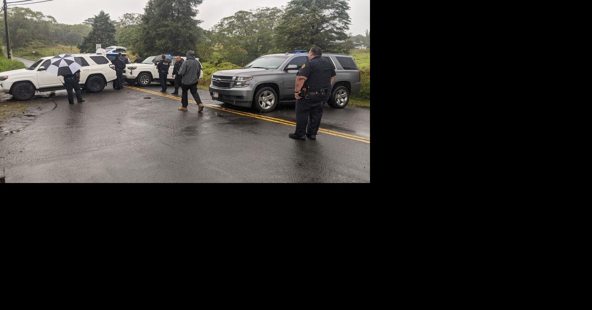 Ihope Road on Hawaii Island closed, multiple law enforcement agencies respond to area