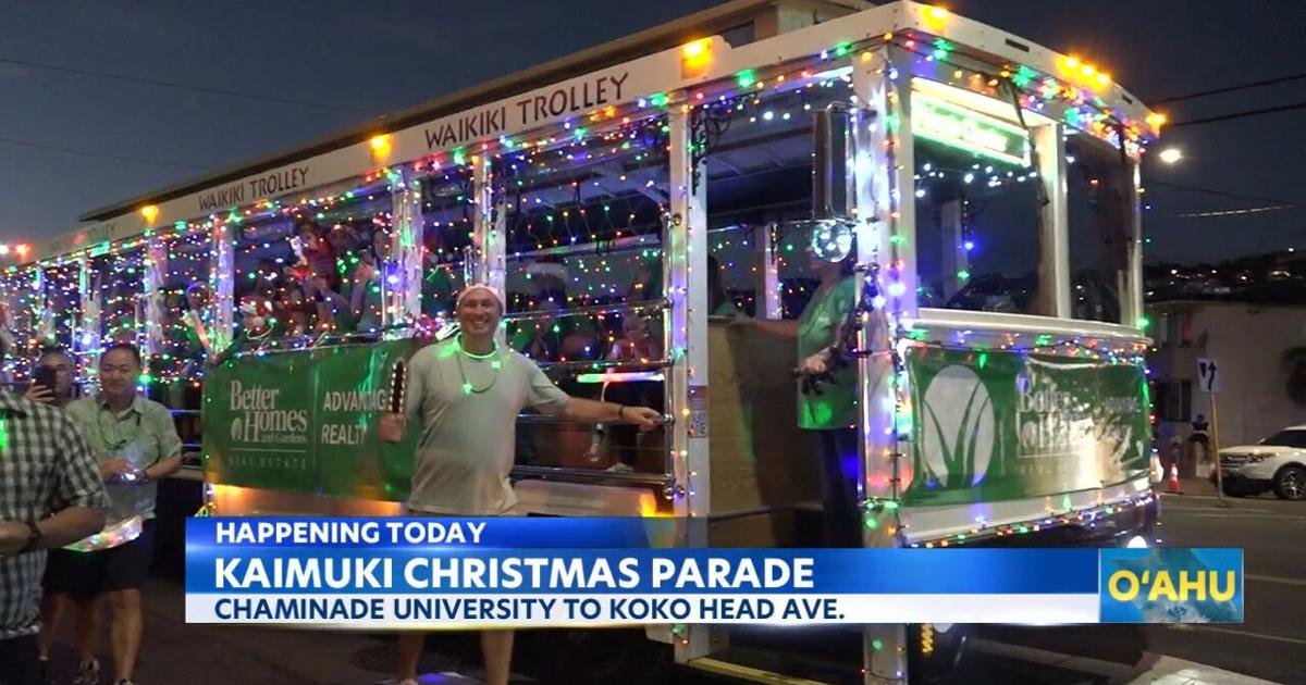 Experience the holiday spirit at Kaimuki's annual Christmas parade