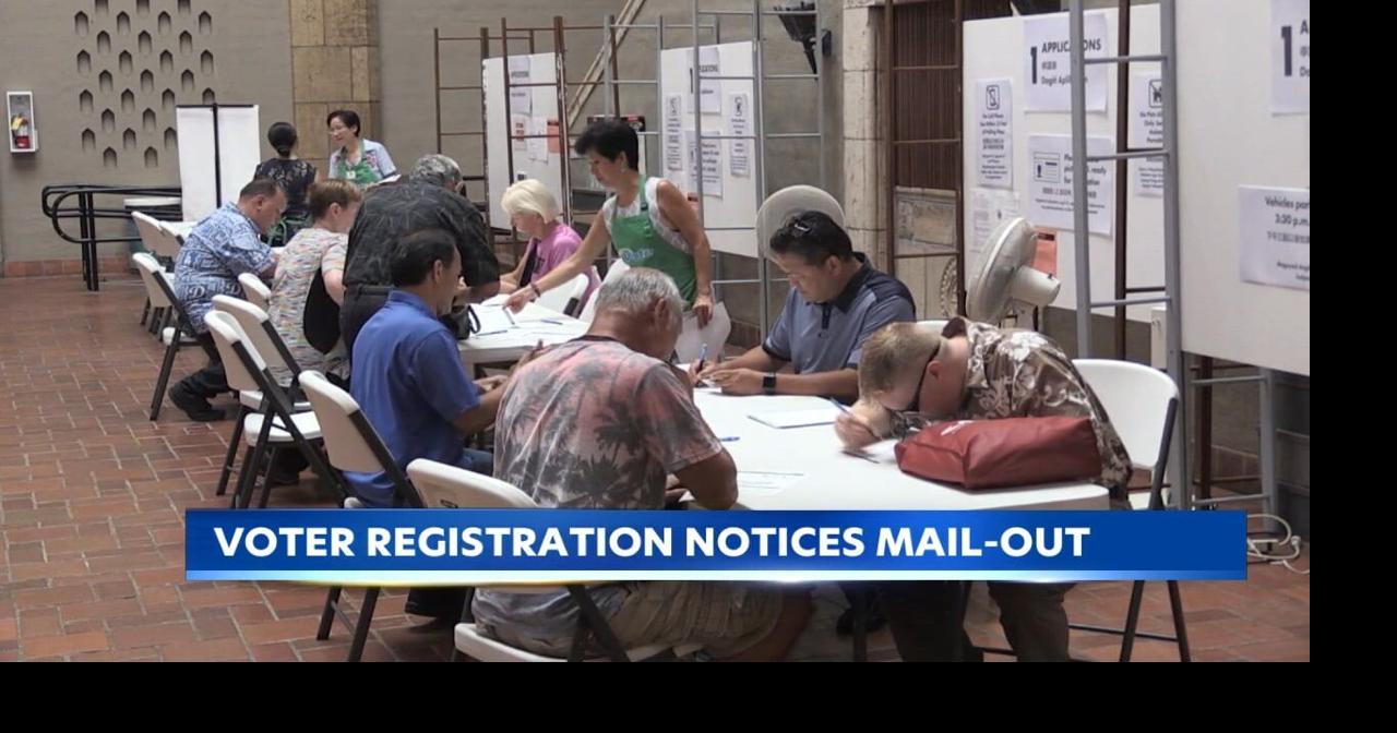 Hawaii voter registration notices mailing soon ahead of midterms