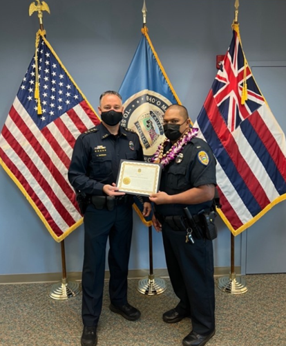 KPD honors Detective Banquel as Officer of the Month | Local | kitv.com