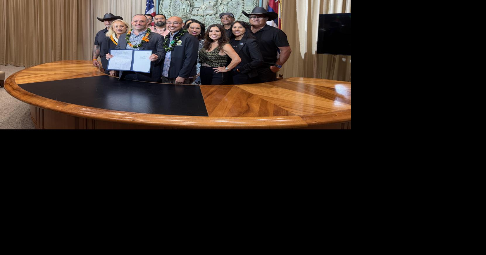 Governor Josh Green signs Senate Bill 2580 for filmmaker 5% tax credit incentive