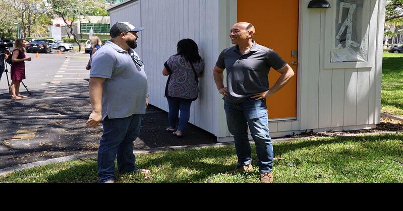 Gov. Josh Green announces tiny home units being built for at-risk houseless  | Local | kitv.com