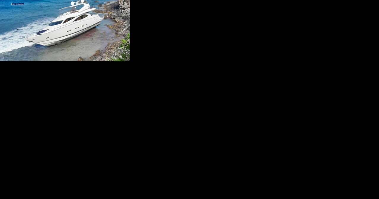 Luxury yacht stuck in Maui bay now leaking fuel into the water - Vimarsana News