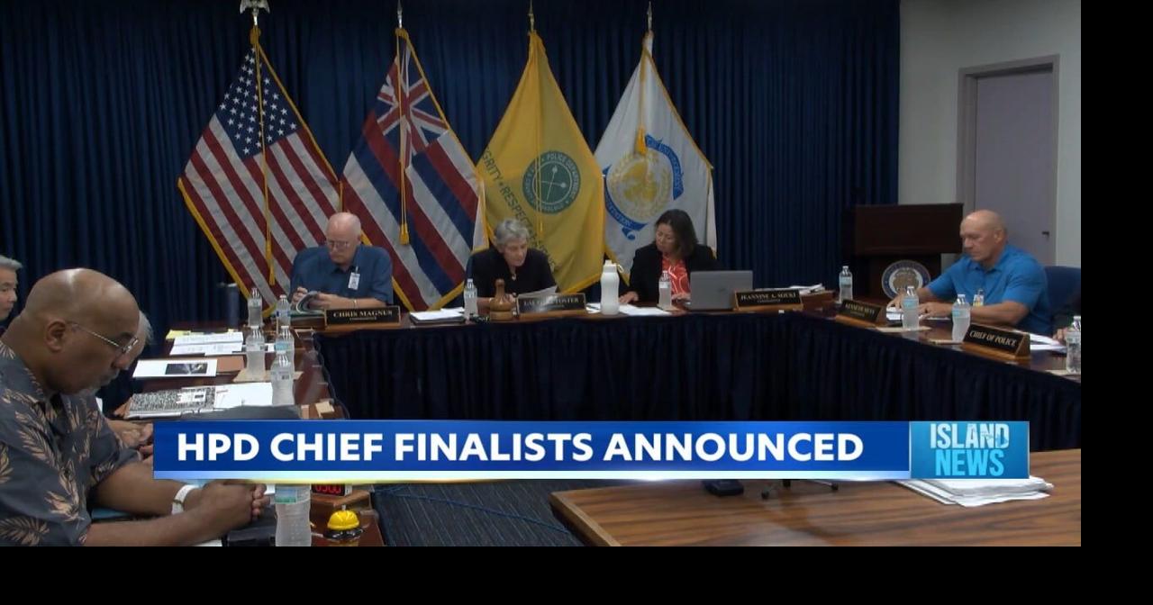 Search for Honolulu’s next Chief of Police narrows down to 3 finalists
