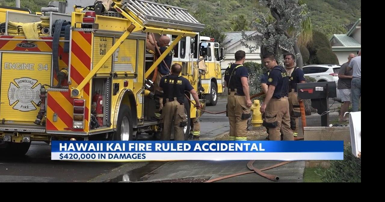 HFD classifies a Hawaii Kai building fire as accidental