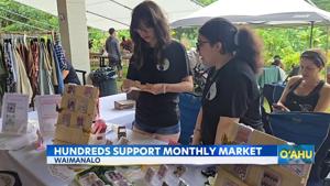 Hundreds support Waimanalo craft fair