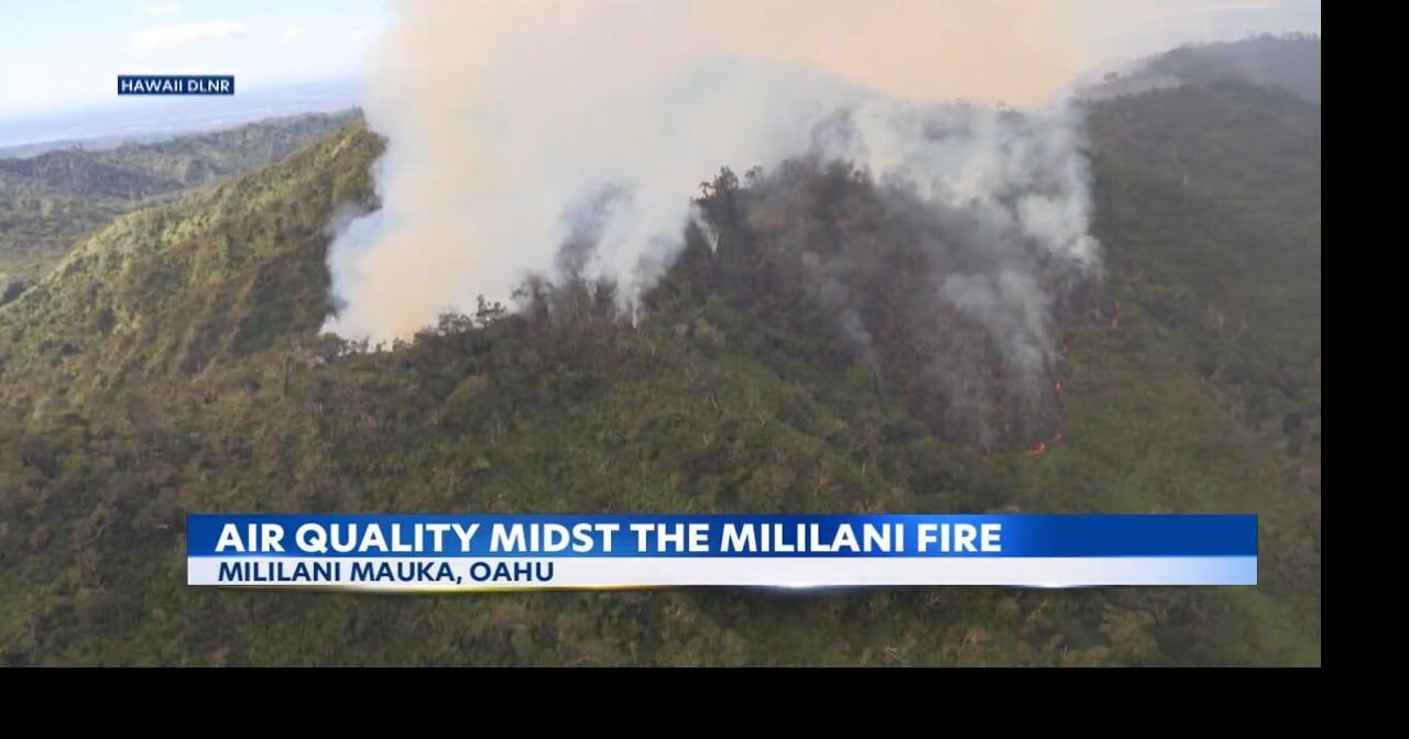 Residents say Mililani fire causing health concerns for the asthmatic community on Oahu News