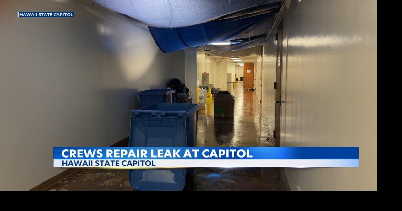 Crews fixing numerous leaks at Hawaii State Capitol Video kitv