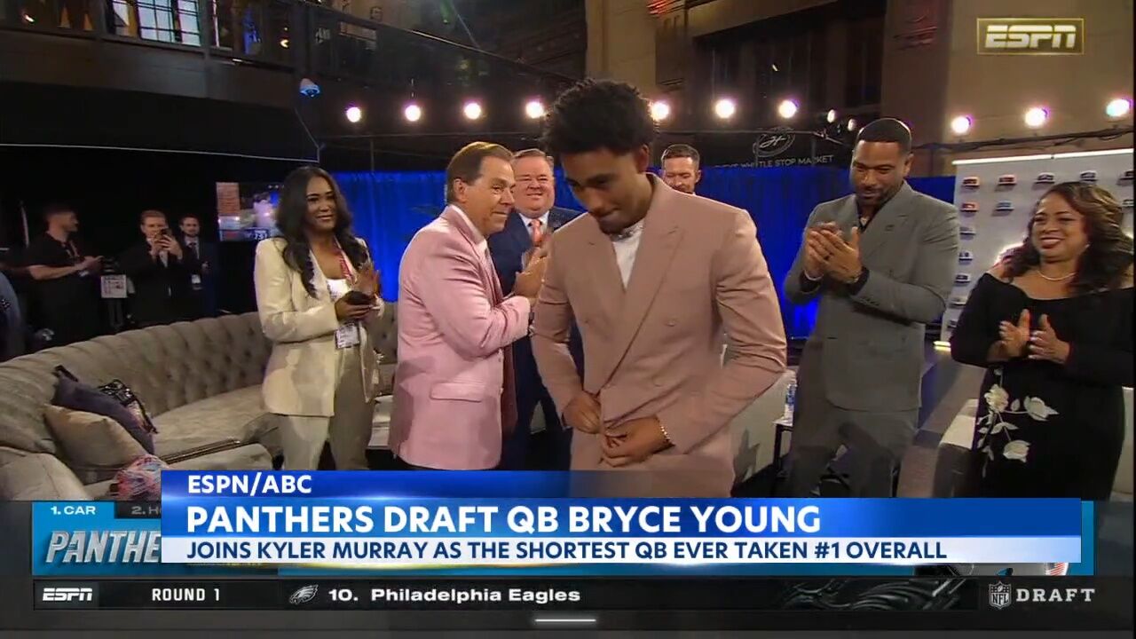 Carolina Panthers take Bryce Young with No. 1 pick in NFL draft - ESPN