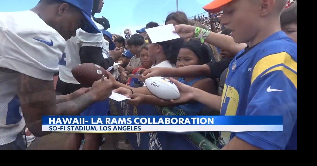 LA Rams promote Hawaii tourism with aloha at SoFi Stadium | News | kitv.com
