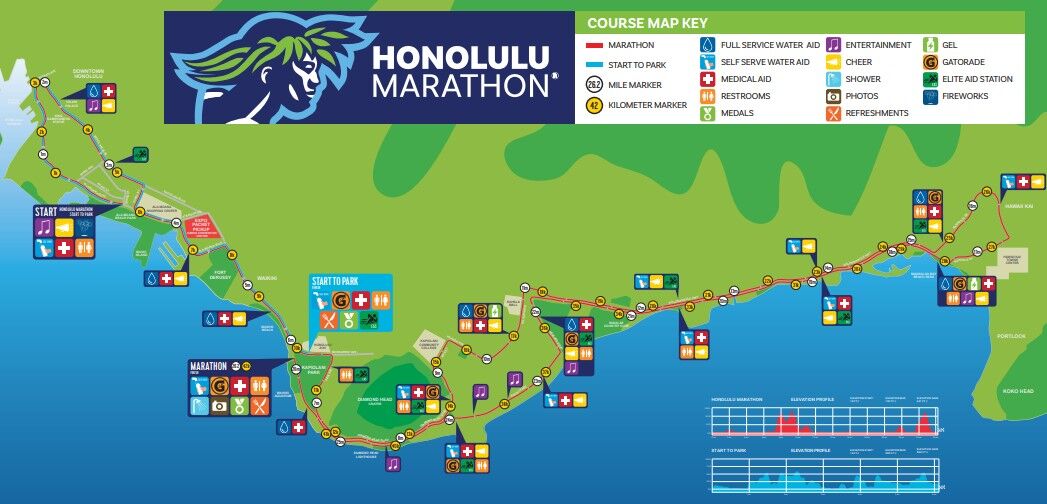 Road detours happening for the Honolulu Marathon on Sunday