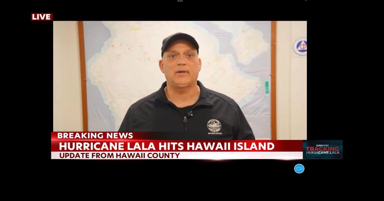 Hawaii County Mayor provides Lala update on flooding, outages and road closures