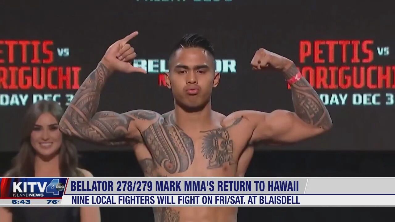 Bellator 278/279 mark return of MMA, local fighters to Hawaii Sports kitv