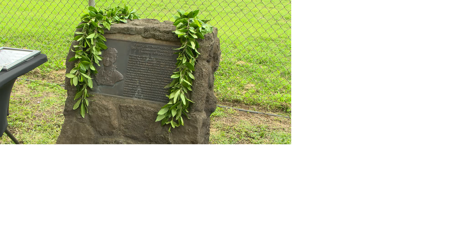 Schofield Barracks ceremony honors fallen hero Nainoa Hoe killed in Iraq over 20 years ago