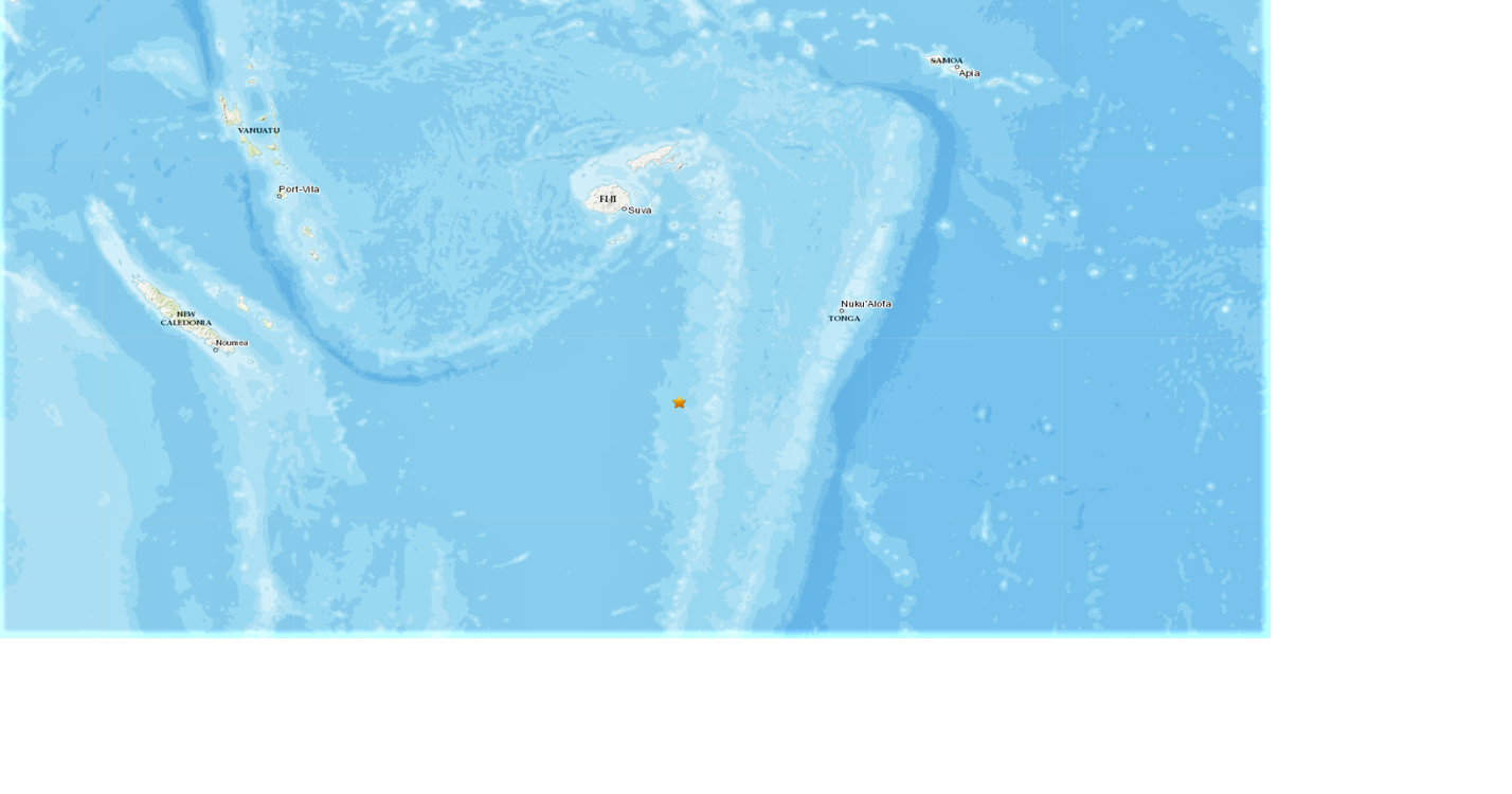 No tsunami threat to Hawaii after 6.8M earthquake south of Fiji |  Sweetened