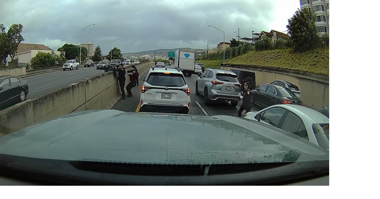 Honolulu police catch man causing chaos on H-1 Freeway | Crime & Courts ...