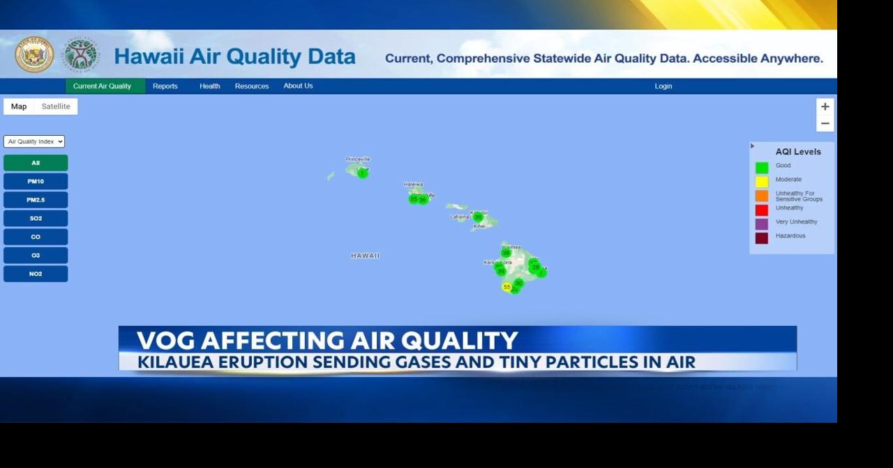 Vog from Big Island begins to clear News