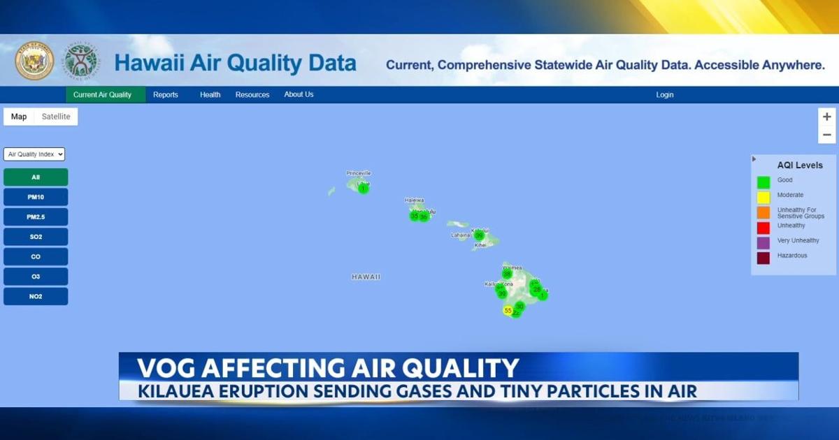 Vog from Big Island begins to clear | News | kitv.com