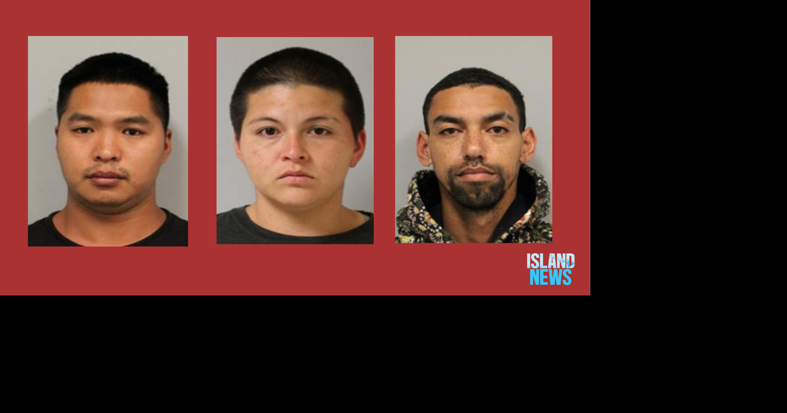 3 Arrested and Charged Following Multiple Store Thefts in Kona
