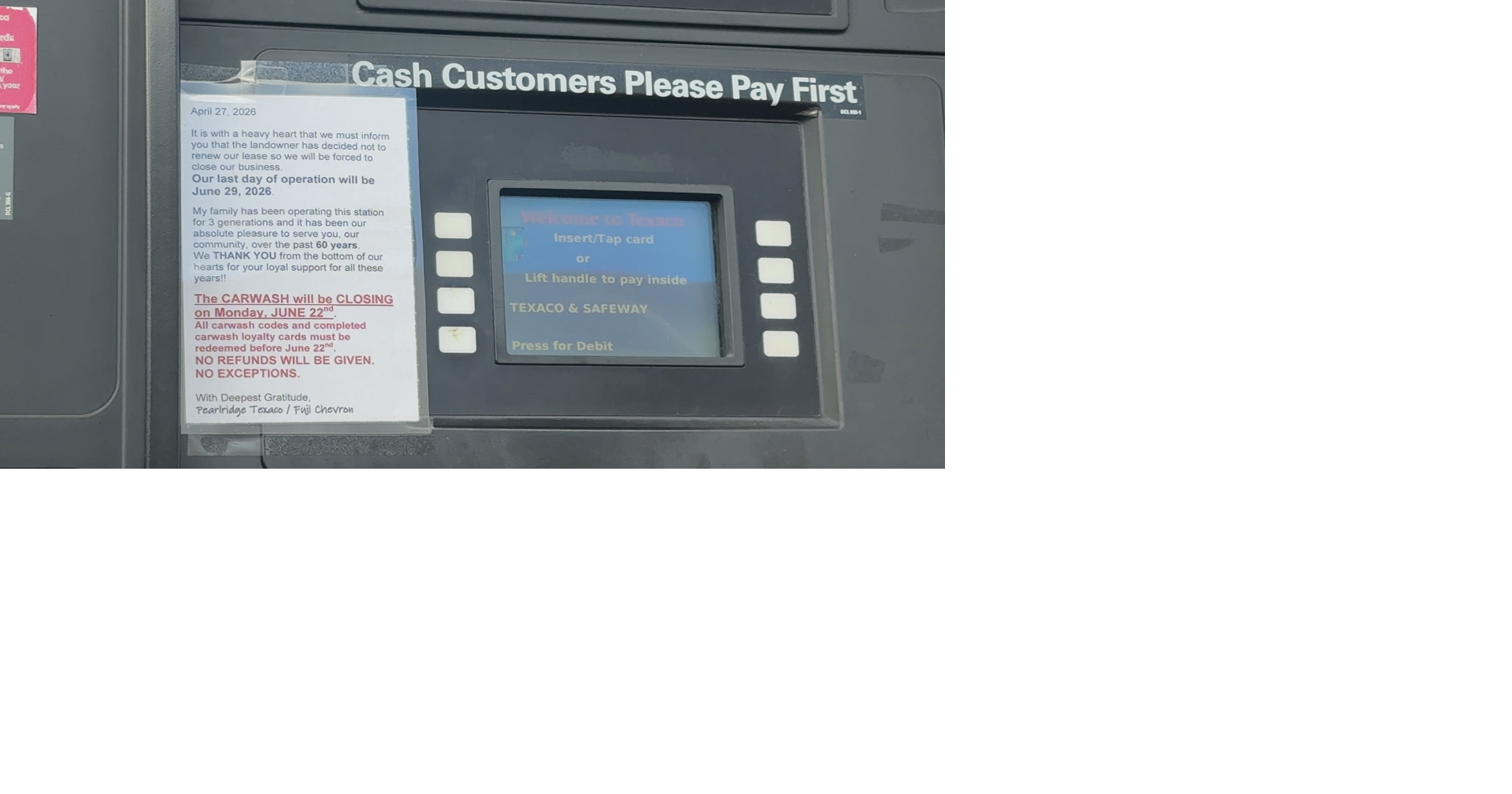 Aiea Texaco closing after 60 years