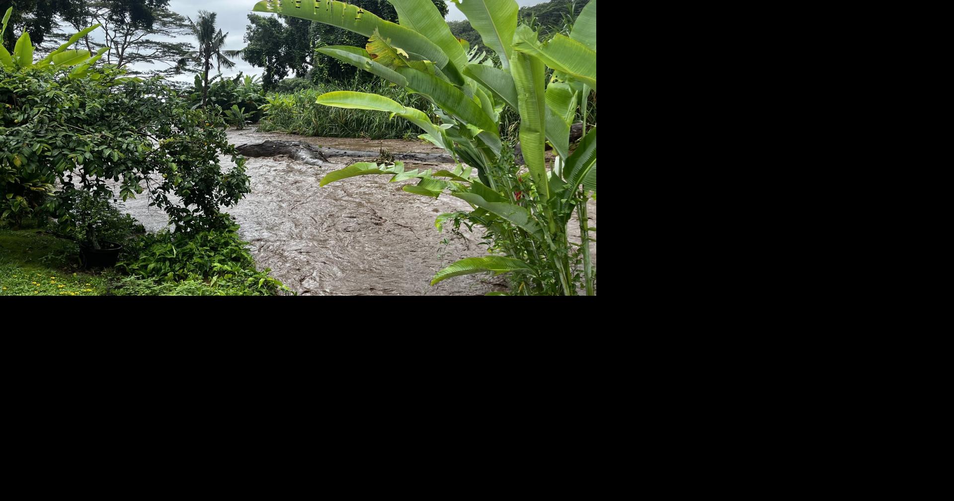Waiahole road closures and dangerous river conditions prompt residents to help one another