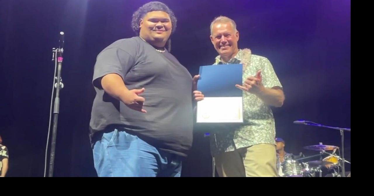 Iam Tongi performs on Oahu on Saturday night; gets Congressional ...