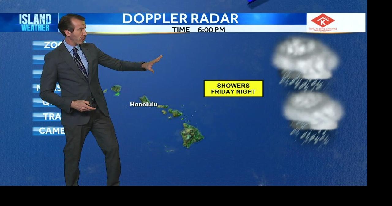 Aloha Friday Weather Forecast | Breezy conditions with scattered ...