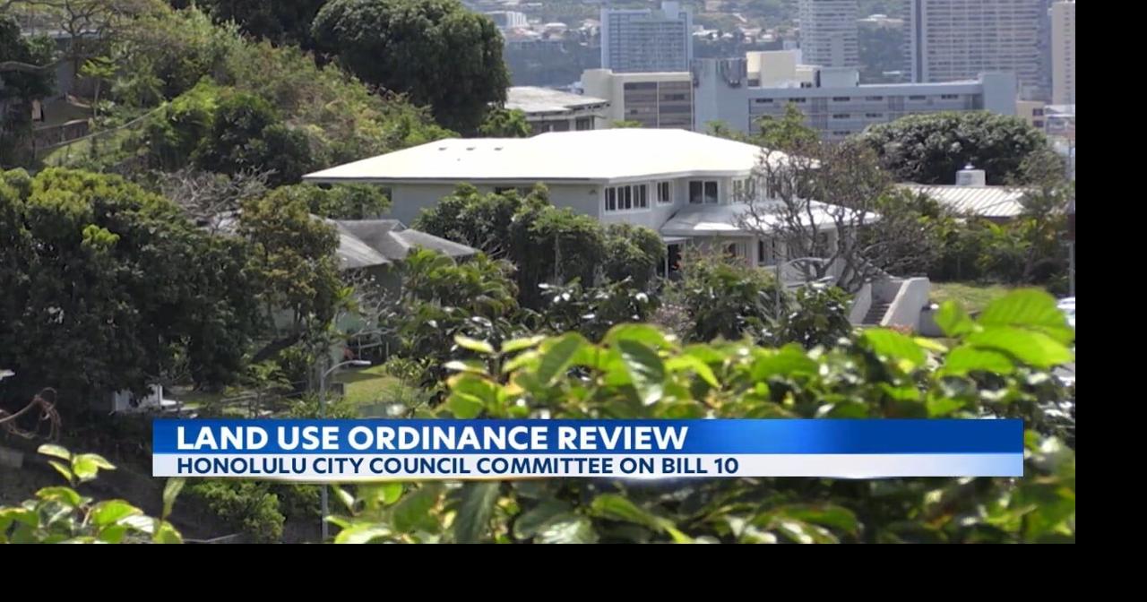 Honolulu City Council reviewing rules for land use on Oahu Video