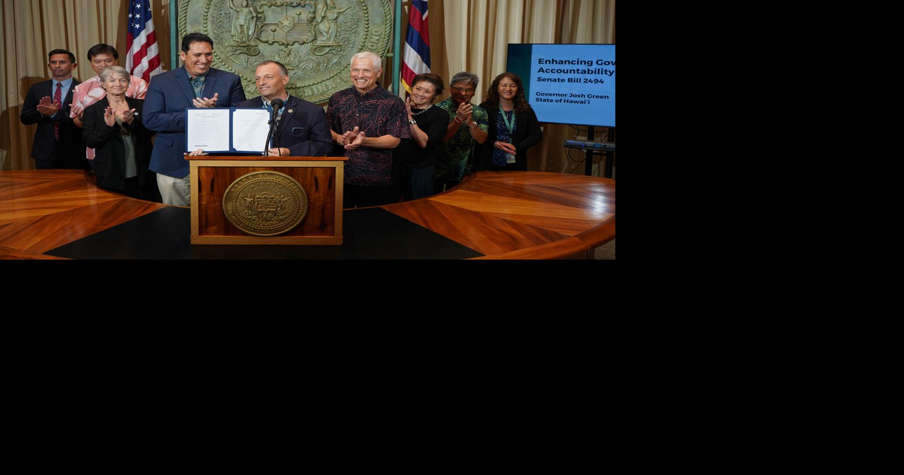 Gov. Green signs anti-corruption bill extending time to prosecute bribery cases