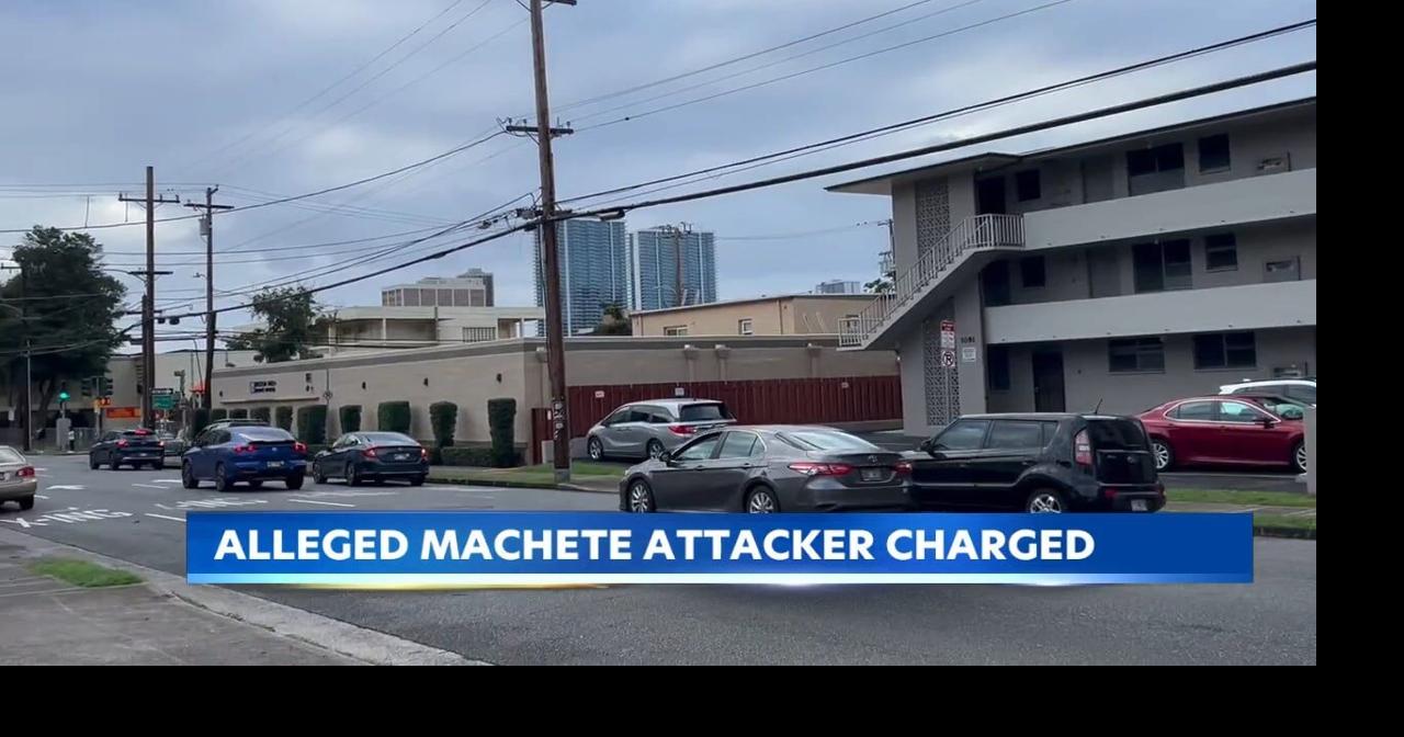 Man charged after machete attack leaves man with multiple gashes in Honolulu
