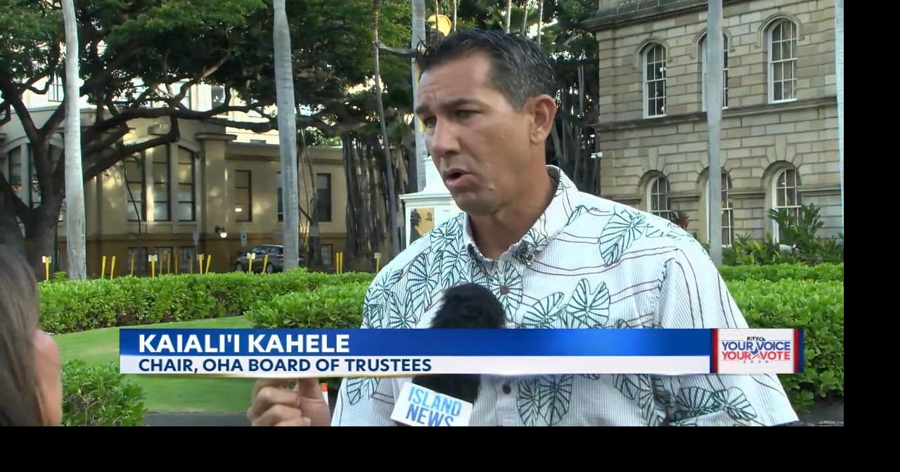 OHA Board Chair Kahele calls for trustee unity