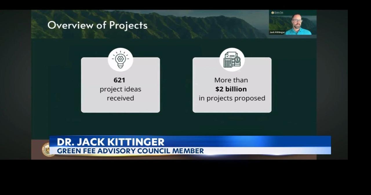 Hawaii residents voice project priorities in Green Fee funding