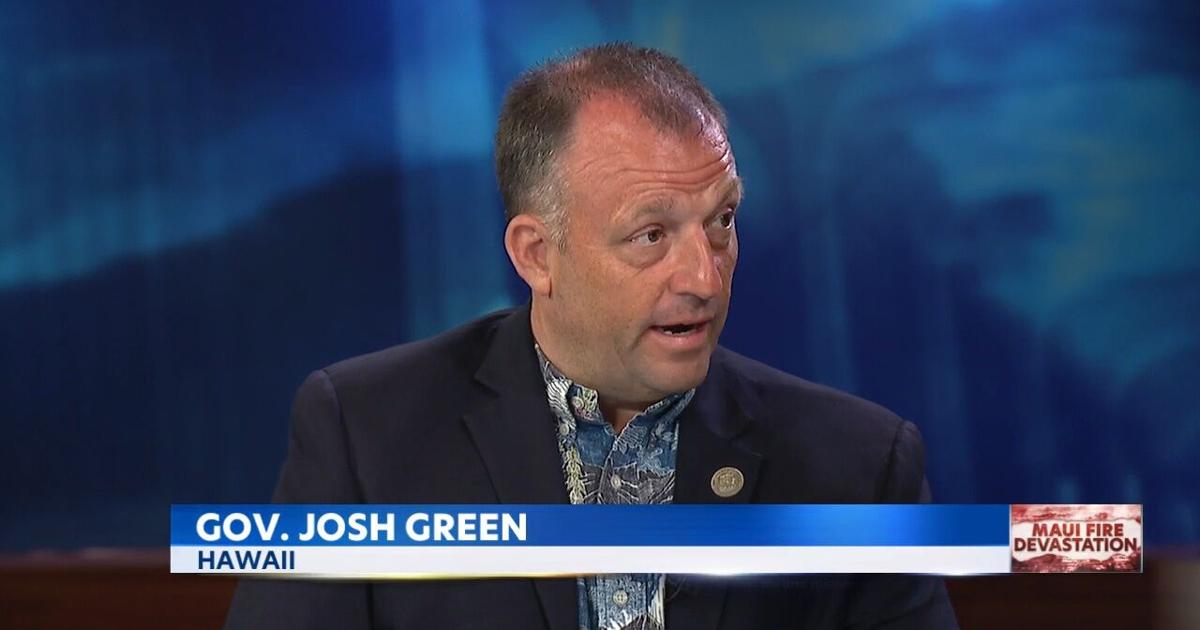 Gov. Josh Green talks about recovery efforts in Maui | News | kitv.com