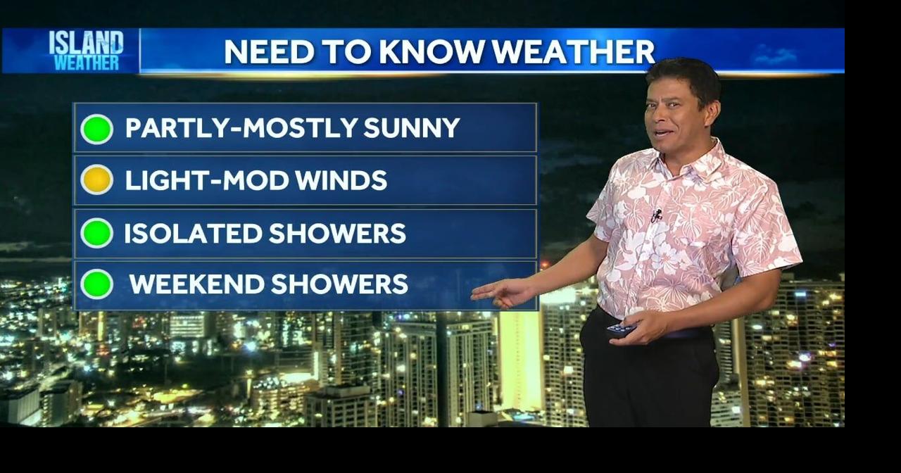 Thursday Weather | Pleasant Halloween Ahead for Hawaii, Wetter Weather on the Way