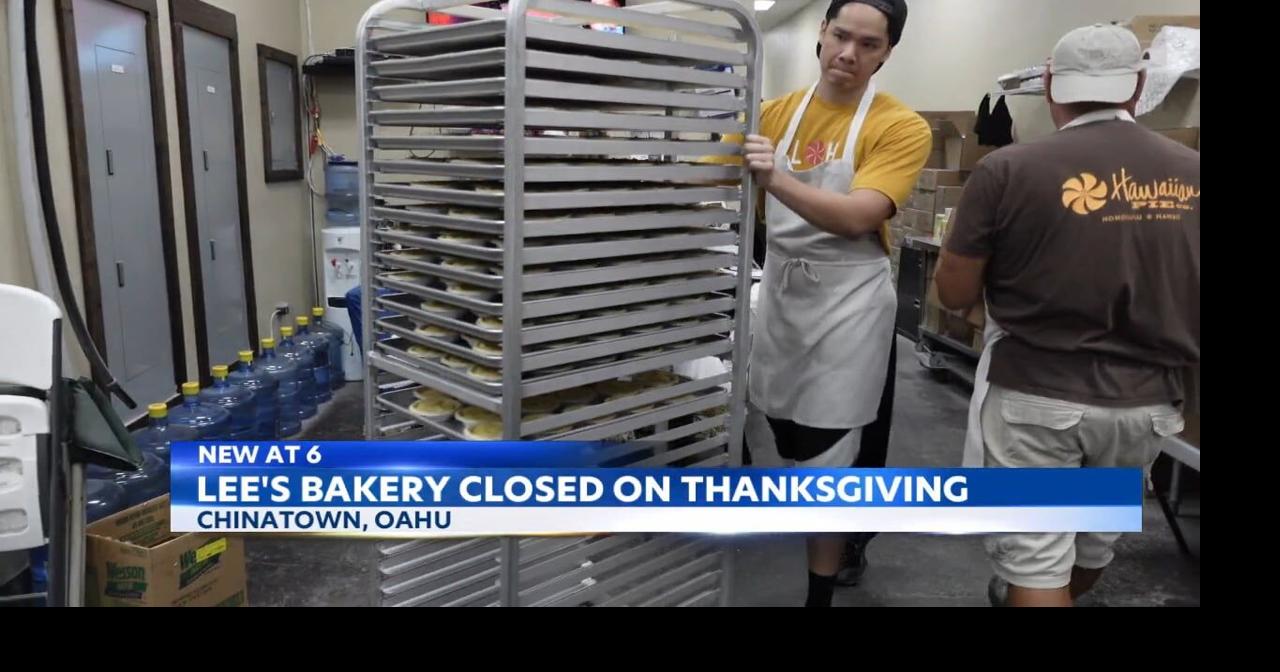Get your Thanksgiving treats early a popular Oahu bakery to close for Thanksgiving News