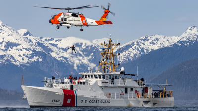 US Coast Guard in Sitka, Alaska