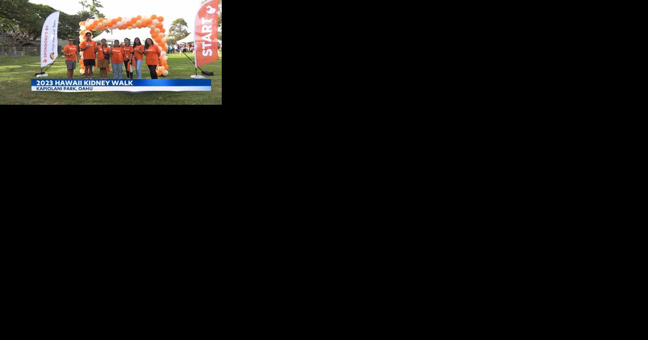 Hawaii Kidney Walk at Kapiolani Park - Vimarsana News