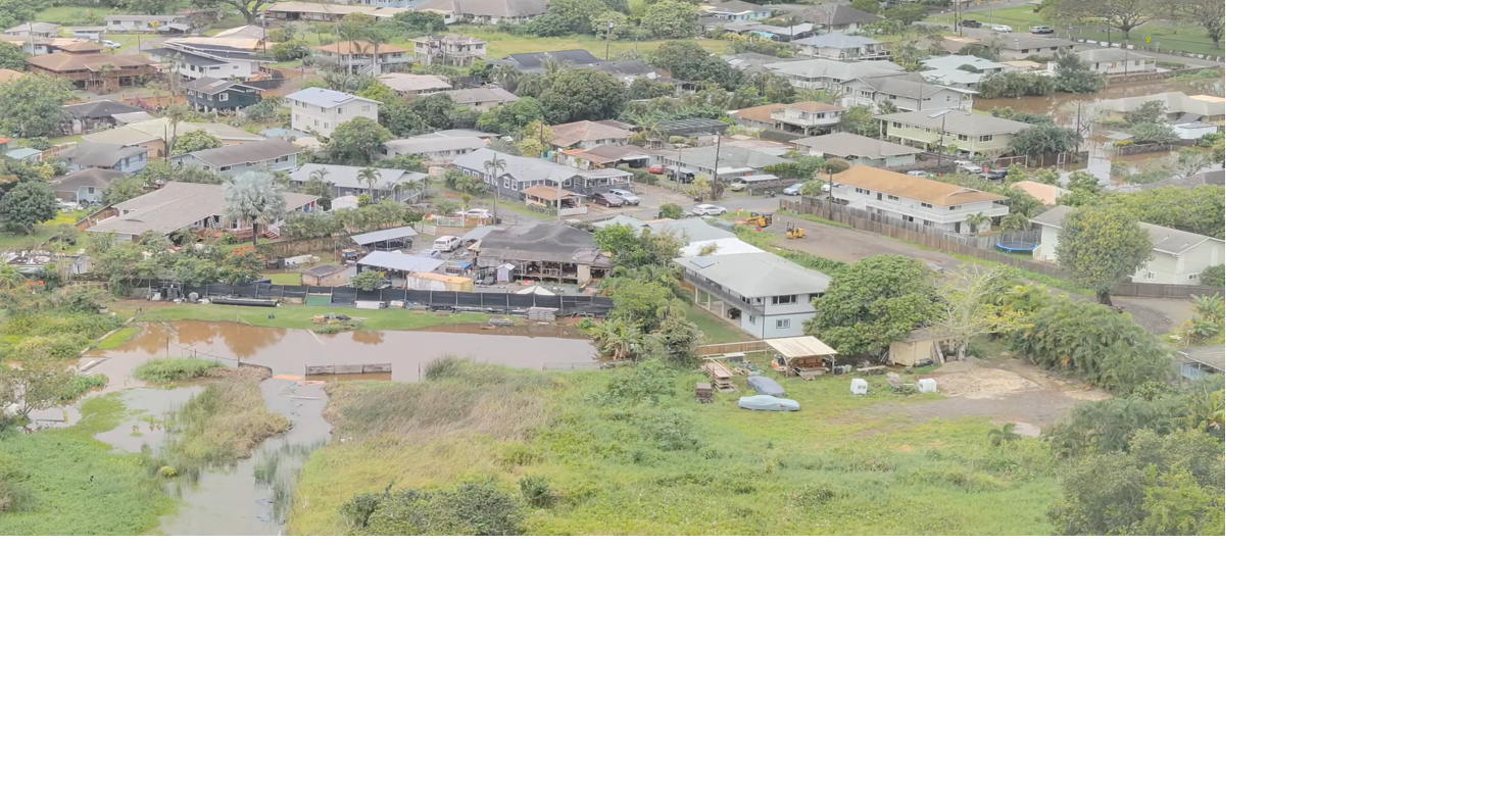 Hawaii Foodbank emergency food distributions on Oahu for flood-impacted residents