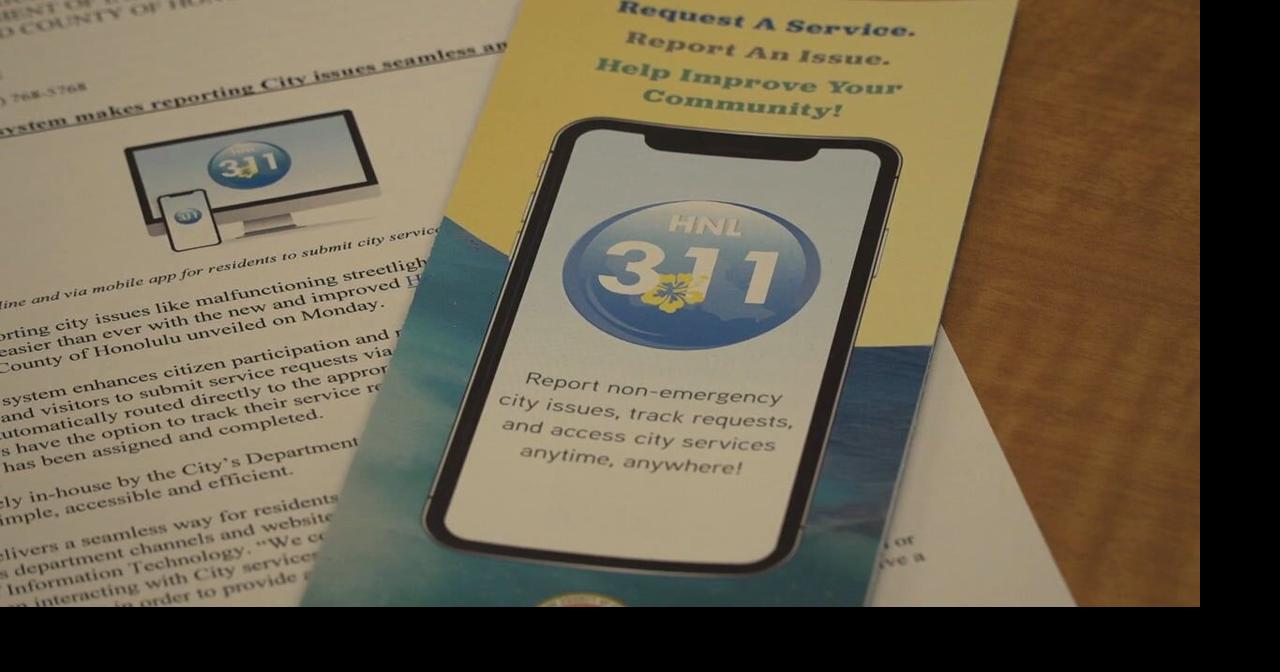 Improved HNL 311 app launched to streamline Honolulu reporting