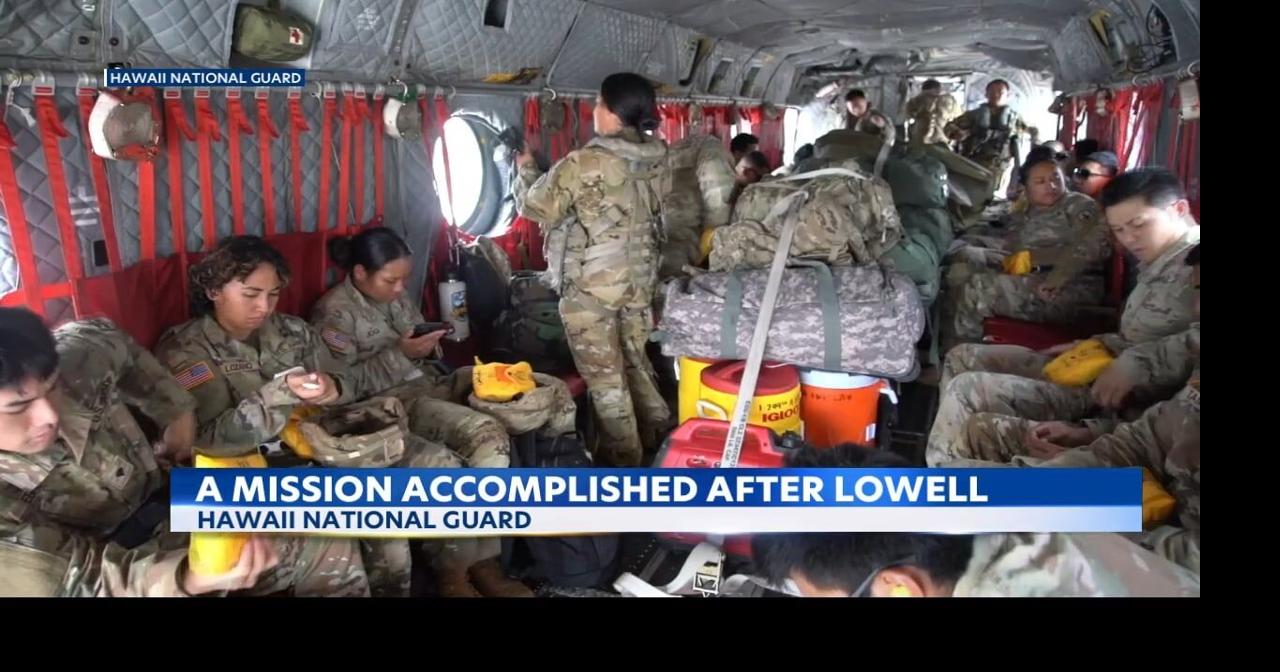 Hawaii National Guard wraps up Kauai hurricane recovery mission | News ...