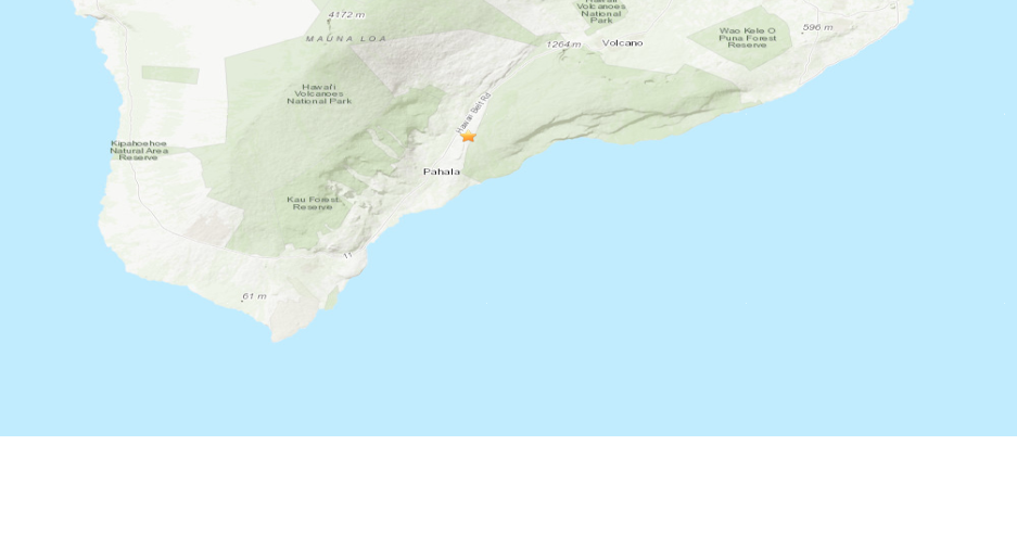 A 3.2 magnitude earthquake was reported on the island of Hawaii | local