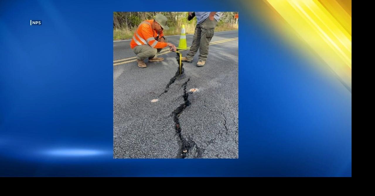 Increased earthquake activity on Hawaii Island; Chain of Craters road closed due to cracks