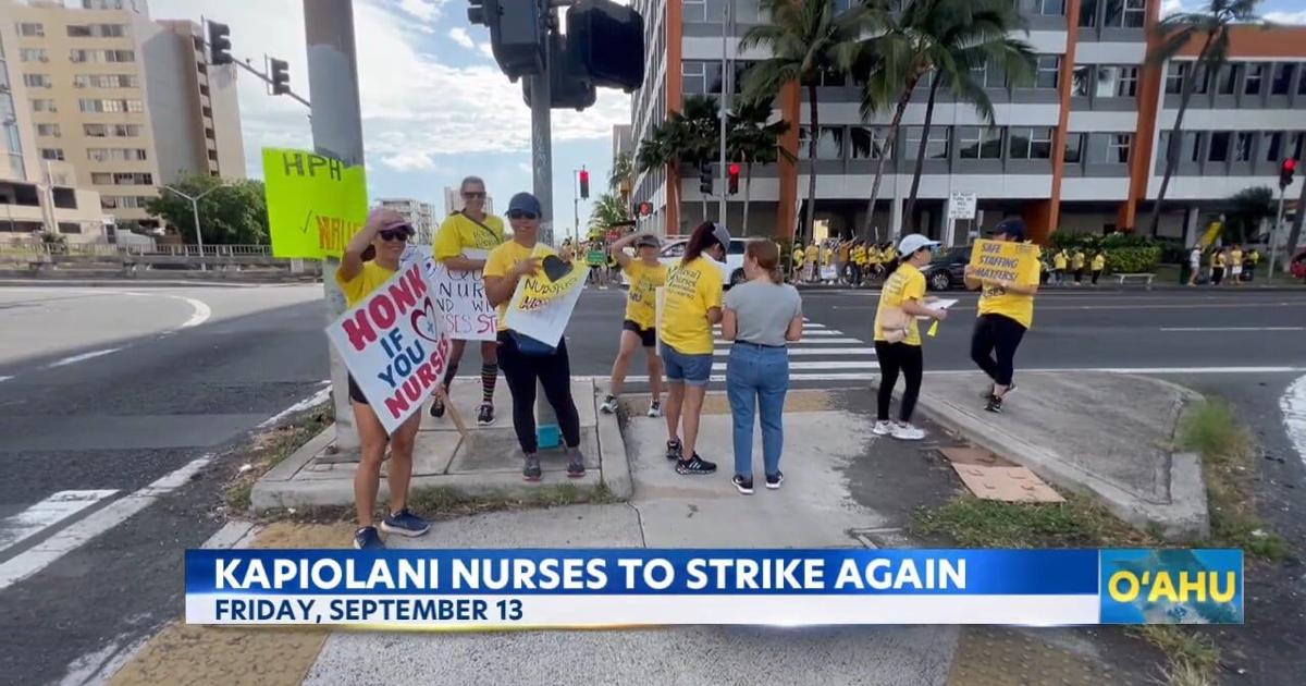 Kapiolani Nurses Plan Strike on September 13