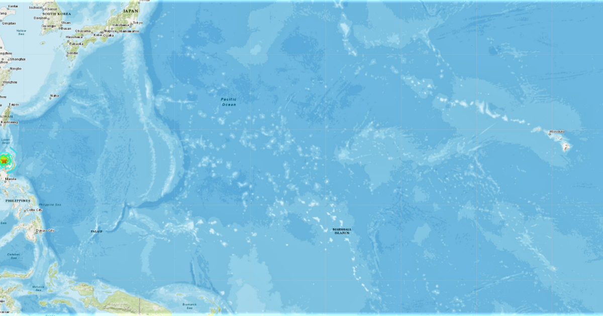 No tsunami threat in Hawaii following 6.8M earthquake in the Philippines