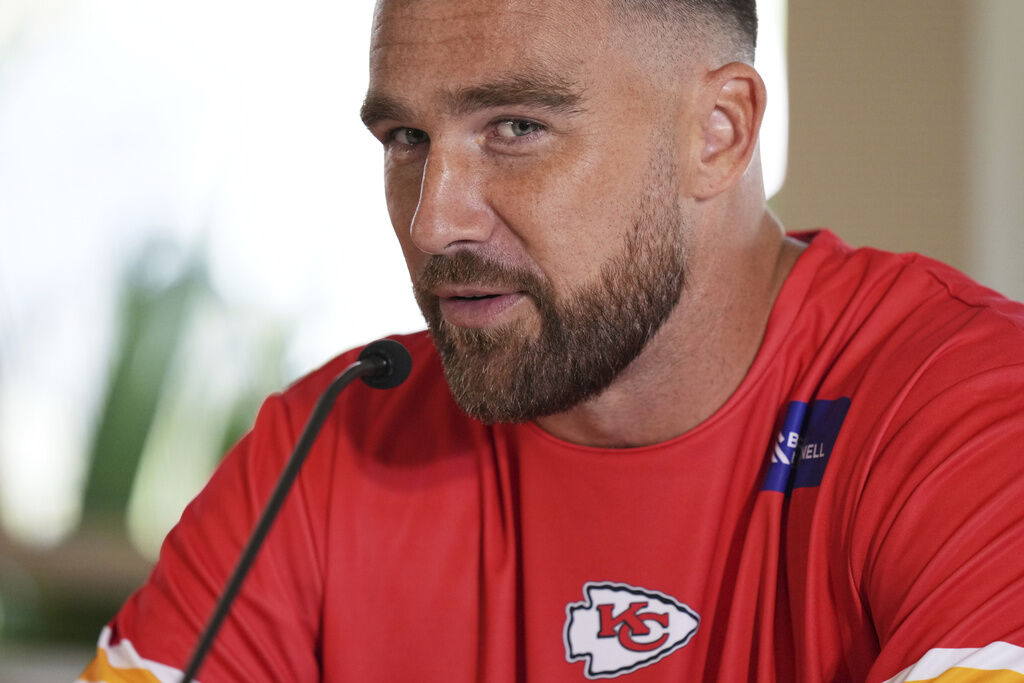 Travis Kelce on what's changed since his engagement to Taylor Swift: 'I got one more ring' | National | kitv.com