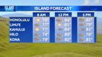 Thursday Weather - Breezy winds hold steady with sunshine and some scattered trade showers
