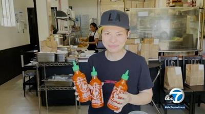 Restaurant offers free food in exchange for a bottle of Sriracha