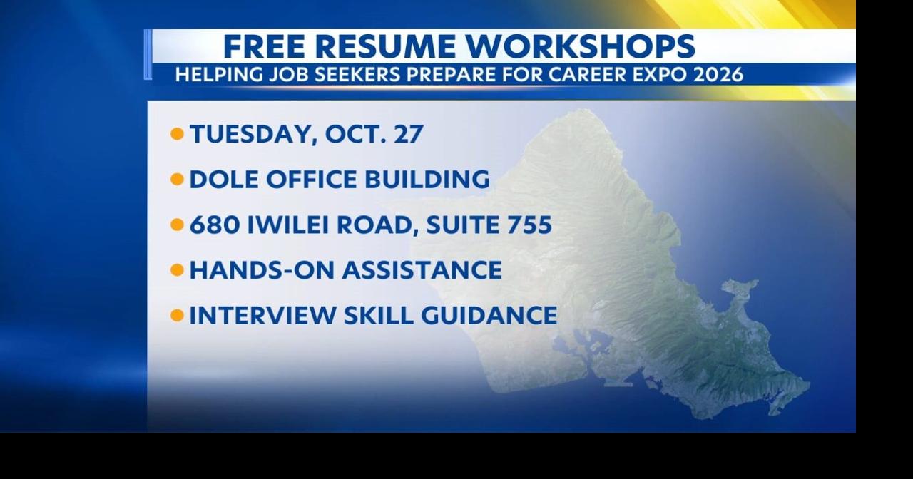 Honolulu's free resume workshops could land you your next job